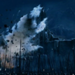 The Fire of Orthanc destroys the Deeping Wall