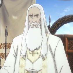 Saruman in "The War of the Rohirrim".