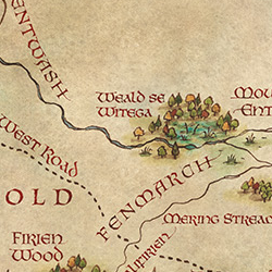 Weald se Witega on "The War of the Rohirrim" Map of Rohan.