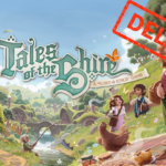 Tales of the Shire game splash screen with red stamped "Delayed" on it