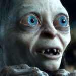 Gollum looking expectantly up and to the right