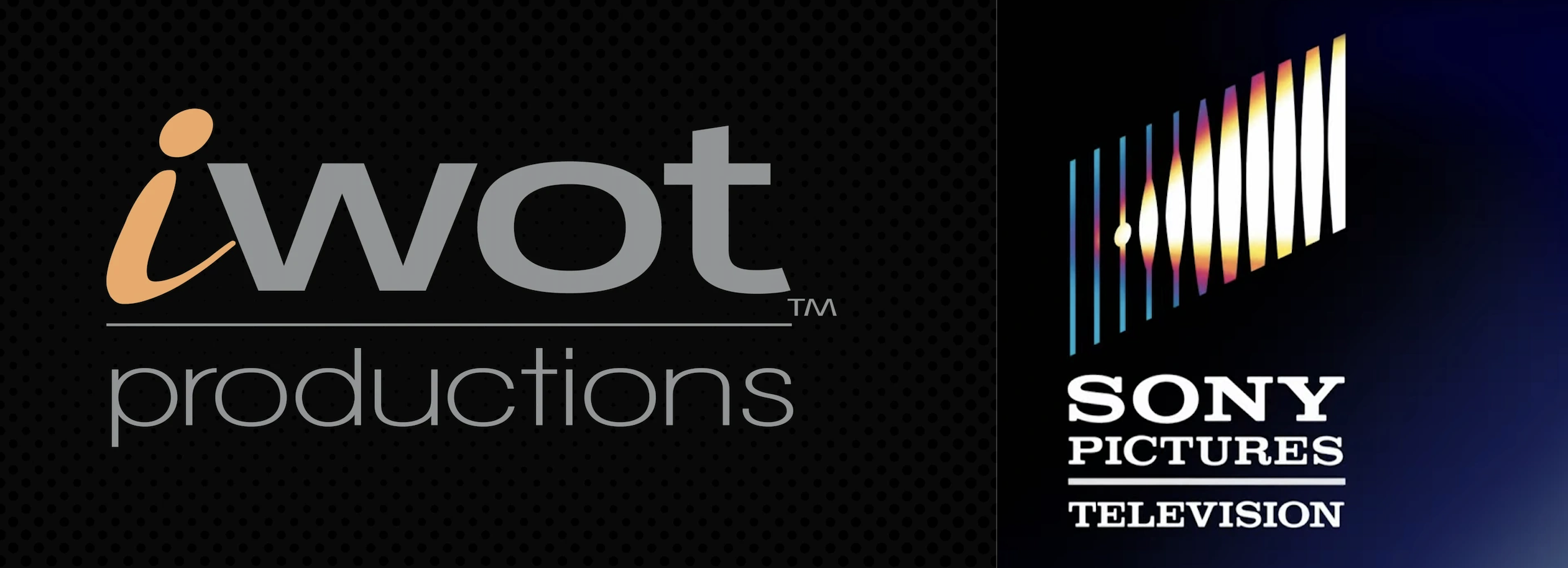iwot productions and Sony Pictures Television logos side by side