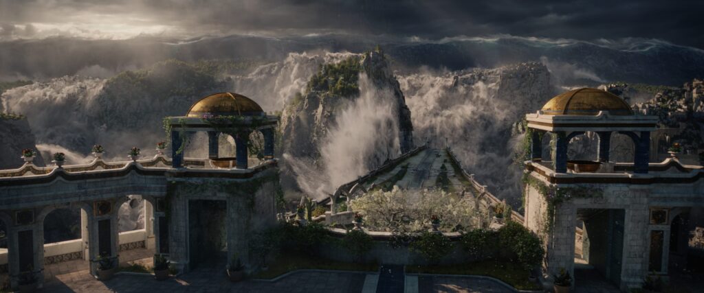 Míriel's dream of a great wave consuming Númenor