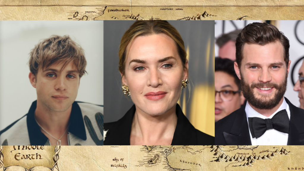 Leo Woodall, Kate Winslet, Jamie Dornan