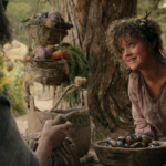 Nori Brandyfoot talking to her mother, who is sitting with her back to the viewer