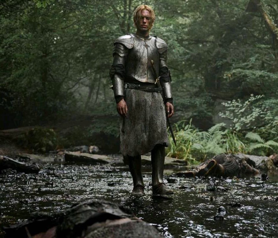 Celeborn (Jamie Campbell Bower) in full armor in The Rings of Power Season 3