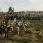 The army of Númenor led by Ar-Pharazôn, Gil-galad, Galadriel and Celeborn, with a fix of Faithful and Kings Men soldiers