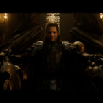Sauron sitting on his throne in Barad-Dur - Stills from The Rings of Power Season 3 Official Trailer
