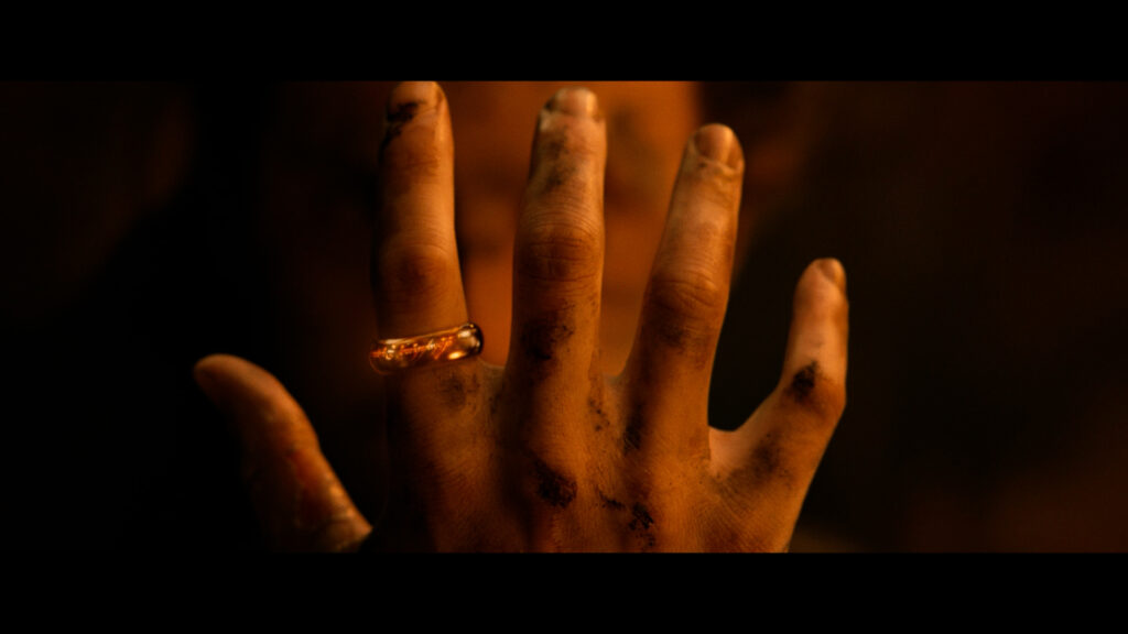 The One Ring on Sauron's hand - Still shot from The Rings of Power Season 3 Official Trailer
